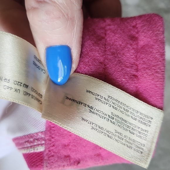 Deesse Bra Pink Polkadot Size  44D - Picture 11 of 13